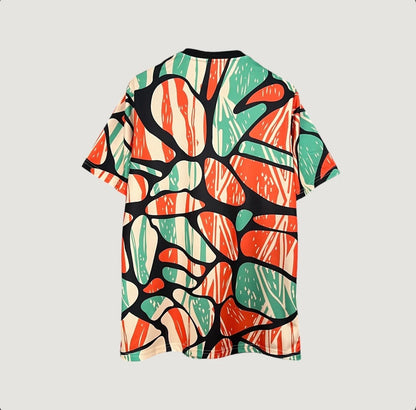 ARSENAL - Maillot Pré-match 24/25 Orange, Noir et Vert